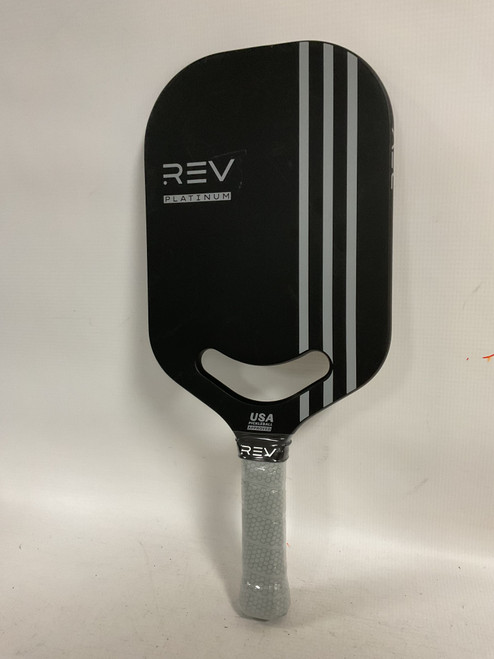 Vist Large View of Product Image Which is Used REV PLATINUM Pickleball Racquet Black