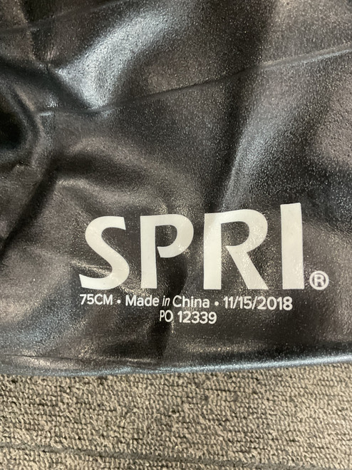 Vist Large View of Product Image Which is Used SPRI EXERCISE BALL Body/Fit Ball Black 75 cm