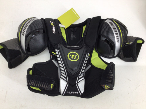 Vist Large View of Product Image Which is Used Warrior ALPHA JR MD HOCKEY SHOULDER PADS Junior Shoulder Pads MD