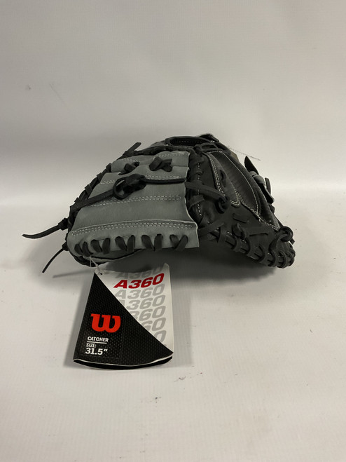 Vist Large View of Product Image Which is Used Wilson A360 BB/SB Catchers RH Throw Black 31 1/2"