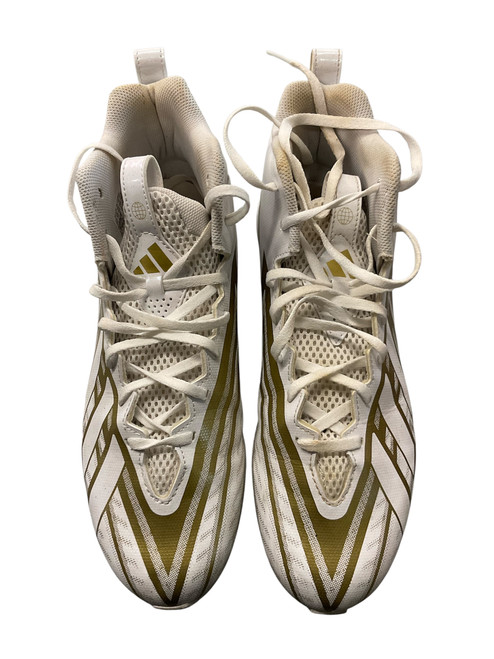 Vist Large View of Product Image Which is Used Adidas FREAK BB CLEATS BB/SB Cleats White Senior 11.5