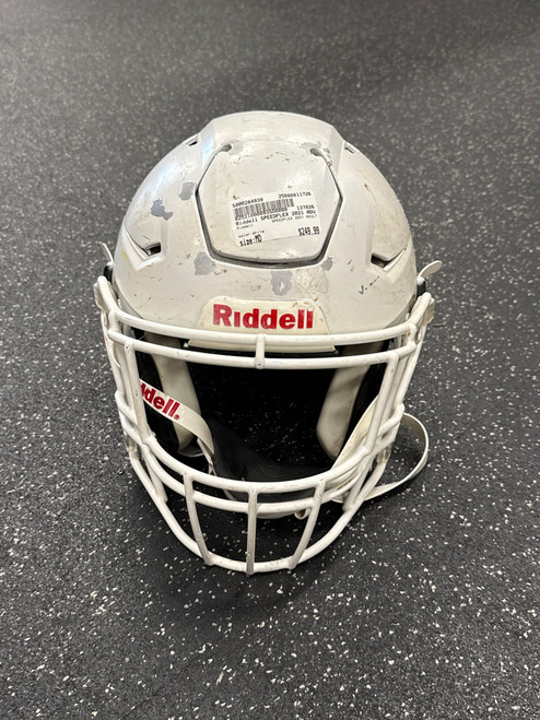Used Riddell SPEEDFLEX 2021 ADULT FB Helmet White MD 11726-S000284939 Vist Large View of Product Image Which is Used Riddell SPEEDFLEX 2021 ADULT FB Helmet White MD