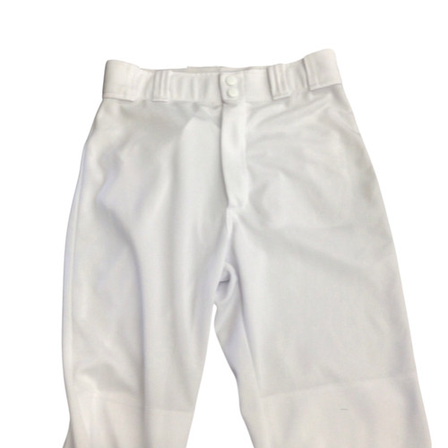 Vist Large View of Product Image Which is Used Rawlings RAWLINGS BASEBALL PANTS BB/SB Pant Mens White SM