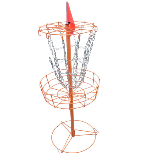 Vist Large View of Product Image Which is Used Disc Golf Goal Orange 11760-S000080177