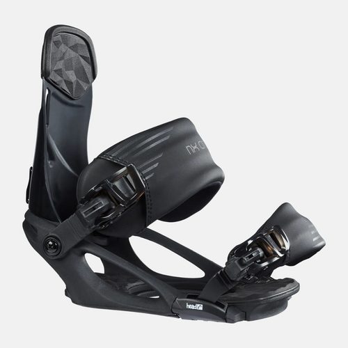 Vist Large View of Product Image Which is New NX One Snowboard Bindings Blk Lg