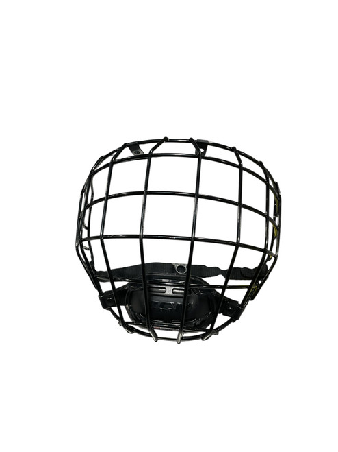 Vist Large View of Product Image Which is Used CCM Hockey Wire Mask Black SM