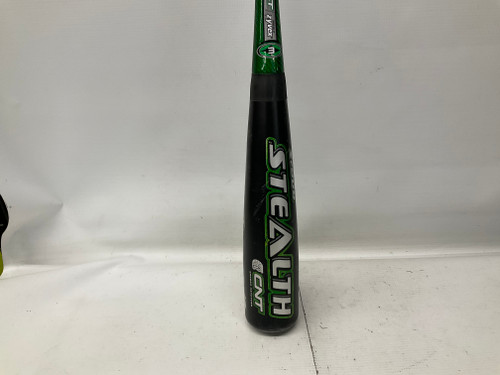 Vist Large View of Product Image Which is Used Easton SC900 STEALTH BIG BARREL BB/SB Senior League Bat Black And Green 27"