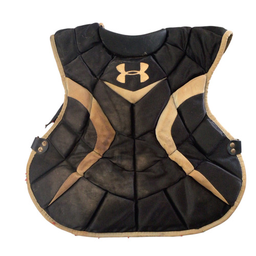 Vist Large View of Product Image Which is Used Under Armour UACP2-SRVS Catchers Chest Protector Black Junior
