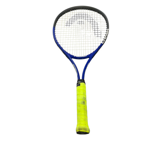 Vist Large View of Product Image Which is Used Head CONQUEST TI Adult Tennis Racquet Royal Blue 4 1/4"