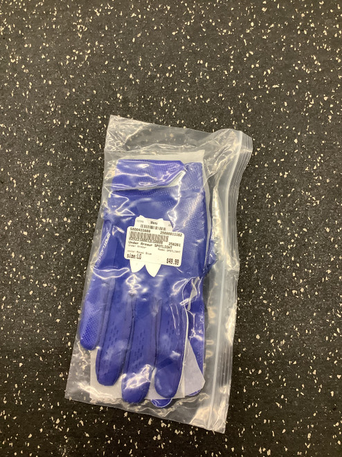 Vist Large View of Product Image Which is Used Under Armour SPOTLIGHT FB Gloves Royal Blue LG