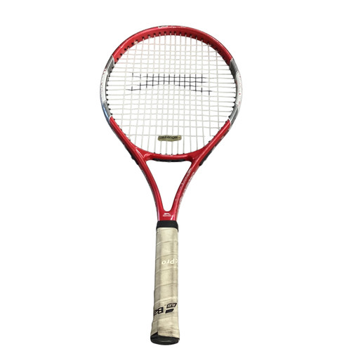 Used Slazenger QUAD FLEX Adult Tennis Racquet Red Unknown 11760-S000080206 Vist Large View of Product Image Which is Used Slazenger QUAD FLEX Adult Tennis Racquet Red Unknown