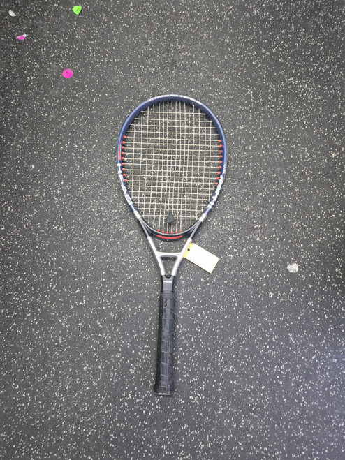 Vist Large View of Product Image Which is Used Head Racquet TI.LASER Adult Tennis Racquet Royal Blue 4 1/8"