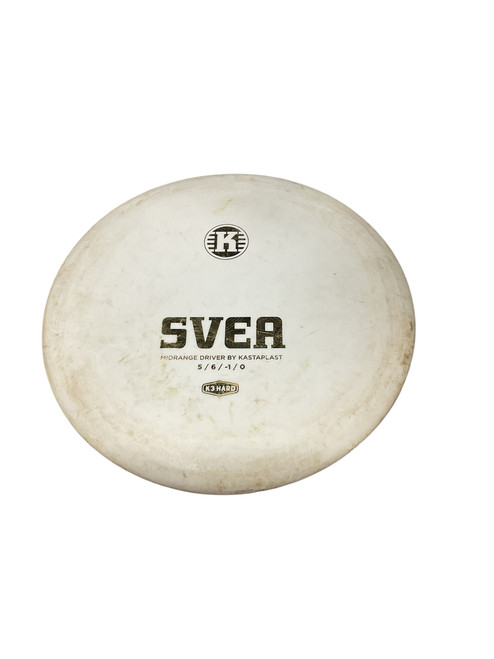 Vist Large View of Product Image Which is Used Kastaplast SVEA MID RANGE Disc Golf Mid Range White