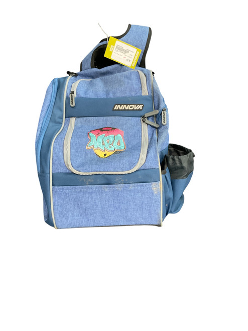 Vist Large View of Product Image Which is Used Innova EXCURSION Disc Golf Bag Royal Blue