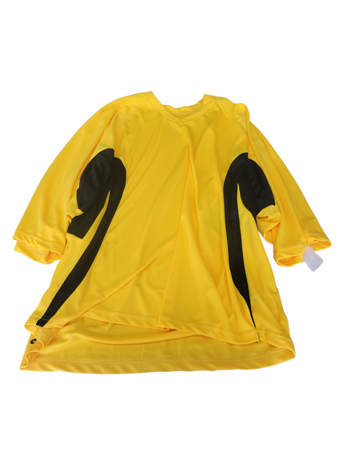 Vist Large View of Product Image Which is Used Tron FIRSTAR ADULT GOALIE JERSEY Hockey Practice Jersey Gold Senior