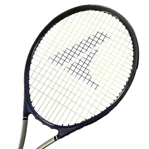 Vist Large View of Product Image Which is Used Pro Kennex POWER ZONE Adult Tennis Racquet Navy Blue Unknown