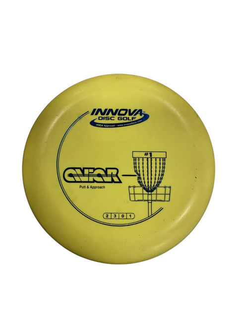 Vist Large View of Product Image Which is Used Innova AVIAR Disc Golf Putter Yellow