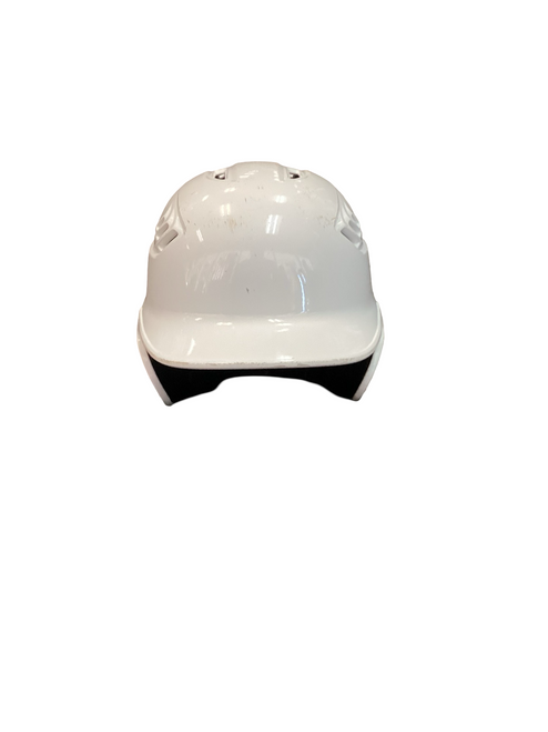 Vist Large View of Product Image Which is Used Rawlings R16J-R1 Batting Helmet No Mask White One Size