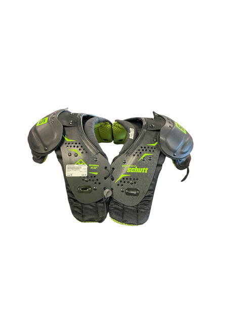 Vist Large View of Product Image Which is Used Schutt Y FLEX FB Shoulder Pads Black MD