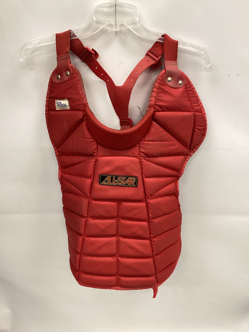 Vist Large View of Product Image Which is Used All-Star CATCHERS CHEST Catchers Chest Protector Red Junior