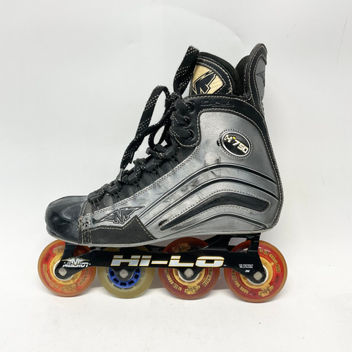 Vist Large View of Product Image Which is Used HELIUM HE750 Roller Hockey Skates Grey Senior 8.5