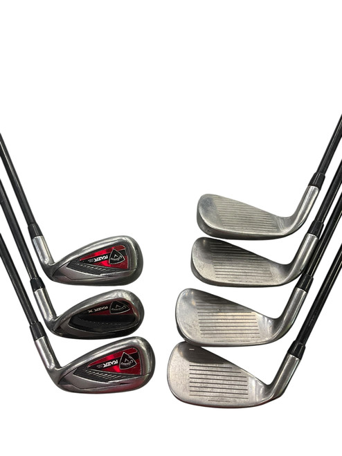 Vist Large View of Product Image Which is Used Callaway RAZR X HL 6I-SW Mens Iron Set RH 6I-SW