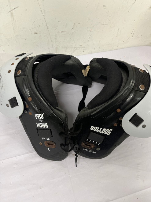 Vist Large View of Product Image Which is Used PRO DOWN FB Shoulder Pads White LG