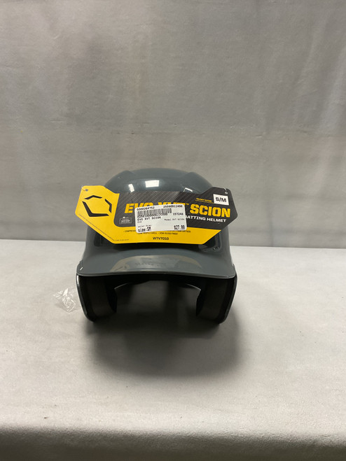 Vist Large View of Product Image Which is Used EVO XVT SCION Batting Helmet No Mask Grey SM