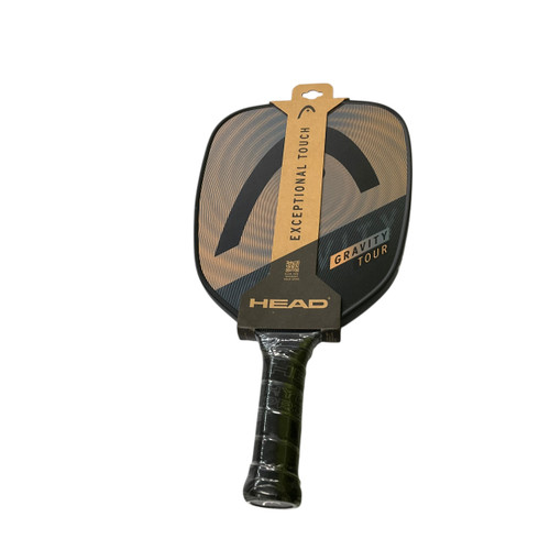 Vist Large View of Product Image Which is Used Head GRAVITY TOUR Pickleball Racquet Black