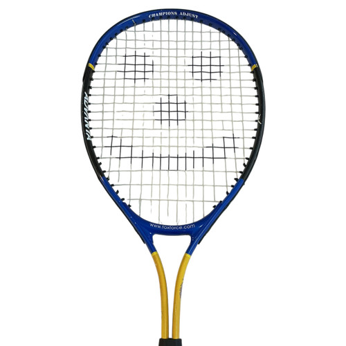 Vist Large View of Product Image Which is Used Adult Tennis Racquet Navy Blue 4 1/8"