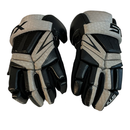 Vist Large View of Product Image Which is Used STX 10IN STX CLASH LAX GLOVES Lacrosse Gloves Mens Black 10"