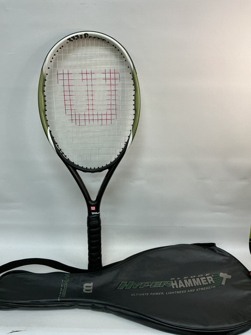 Vist Large View of Product Image Which is Used Wilson HAMMER Adult Tennis Racquet Yellow Unknown