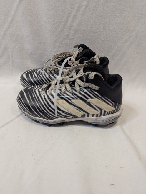 Vist Large View of Product Image Which is Used Adidas Youth FB Cleats Black Youth 12.0