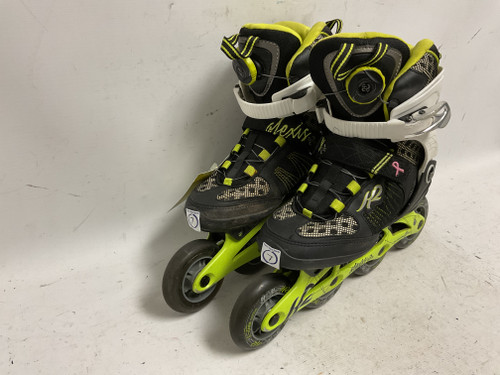 Vist Large View of Product Image Which is Used K2 ALEXIS BOA W Senior Rec Fitness Skates Neon Green Senior 7