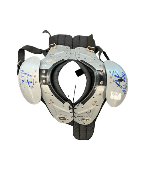 Vist Large View of Product Image Which is Used ALL PRO FB Shoulder Pads Grey MD