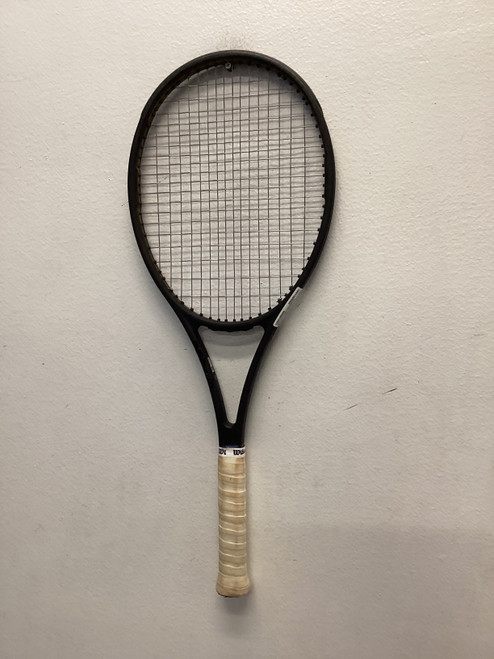 Vist Large View of Product Image Which is Used Wilson PRO STAFF PS97 Adult Tennis Racquet Black 4 1/8"