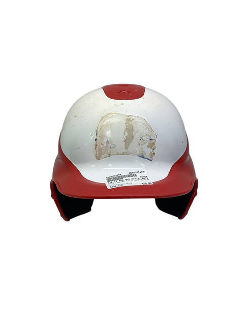Vist Large View of Product Image Which is Used RIP-IT RED WHT RIP-IT BATTING HELMET Batting Helmet No Mask Red And White S/M
