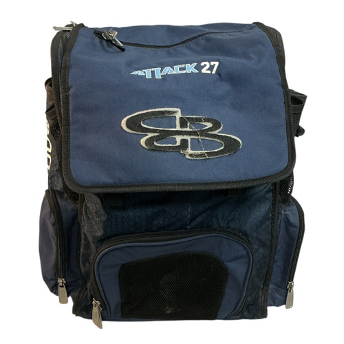 Vist Large View of Product Image Which is Used Bombah PLAYER BAG BB/SB Player Backpack Navy Blue