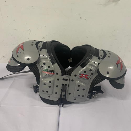 Vist Large View of Product Image Which is Used GEAR PRO TEC FB Shoulder Pads Grey XL