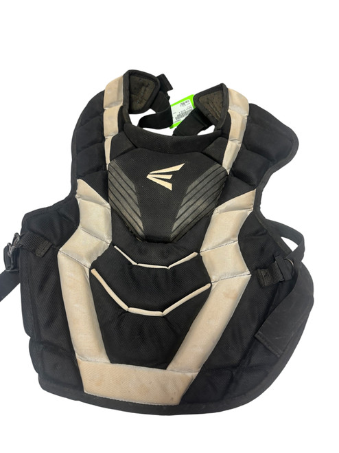 Vist Large View of Product Image Which is Used Easton ELITE X Adult Baseball NOCSAE Catchers Chest Protector Black