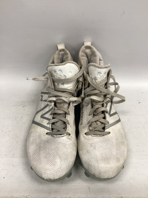 Vist Large View of Product Image Which is Used New Balance LAX Cleats Mens White Senior 12