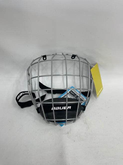Vist Large View of Product Image Which is Used Bauer Hockey Wire Mask Grey LG