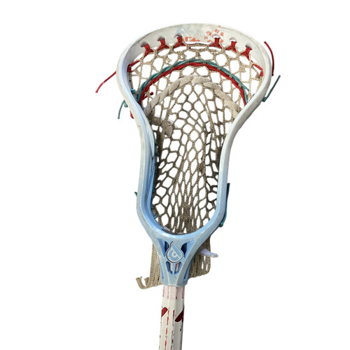 Vist Large View of Product Image Which is Used Powell lacrosse STICK Men Atk/Mid Complete Stick Royal Blue