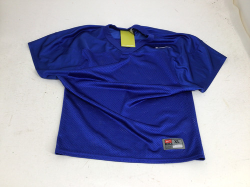 Vist Large View of Product Image Which is Used Nike YTH XL FB PRACTICE JERSEY FB Top Youth Royal Blue XL