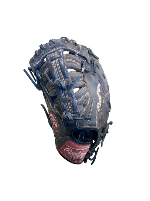 Vist Large View of Product Image Which is Used Rawlings RENEGADE BB/SB First Base LH Throw Black 11 1/2"