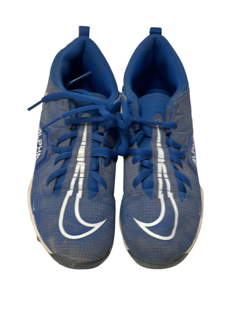 Vist Large View of Product Image Which is Used Nike ALPHA Menace Shark 3 CV0581-414 Junior Football Cleats Royal Blue Junior 05
