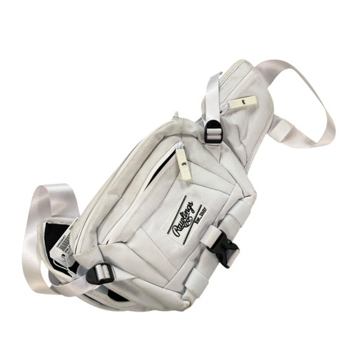 Vist Large View of Product Image Which is Used Rawlings FANNY PACK BB/SB Player Backpack White