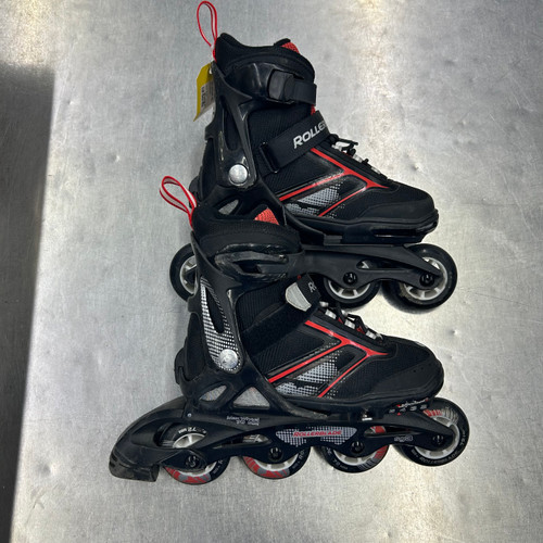 Vist Large View of Product Image Which is Used Rollerblade SG3 Junior Rec Fitness Skates Black Adjustable