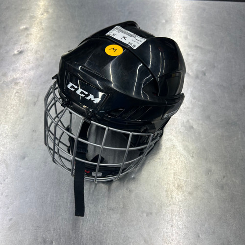 Vist Large View of Product Image Which is Used CCM XT2 Helmet Cage Combo Black MD