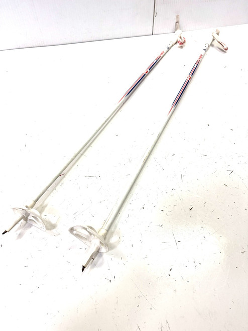 Vist Large View of Product Image Which is Used Fischer XC Womens XC Ski Poles White 125 cm / 50 in